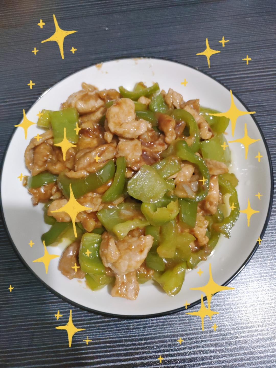 ‼️好吃到舔盘的青椒肉丝盖浇饭