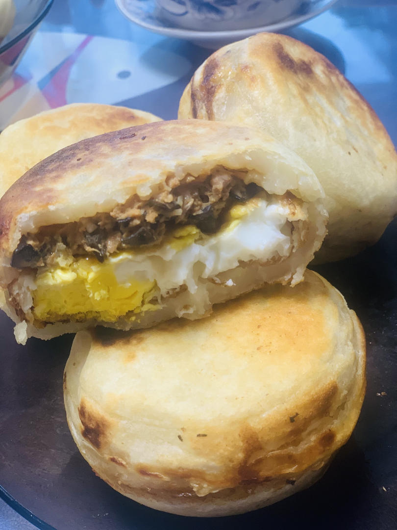 早餐霸王~沉甸甸鸡蛋汉堡