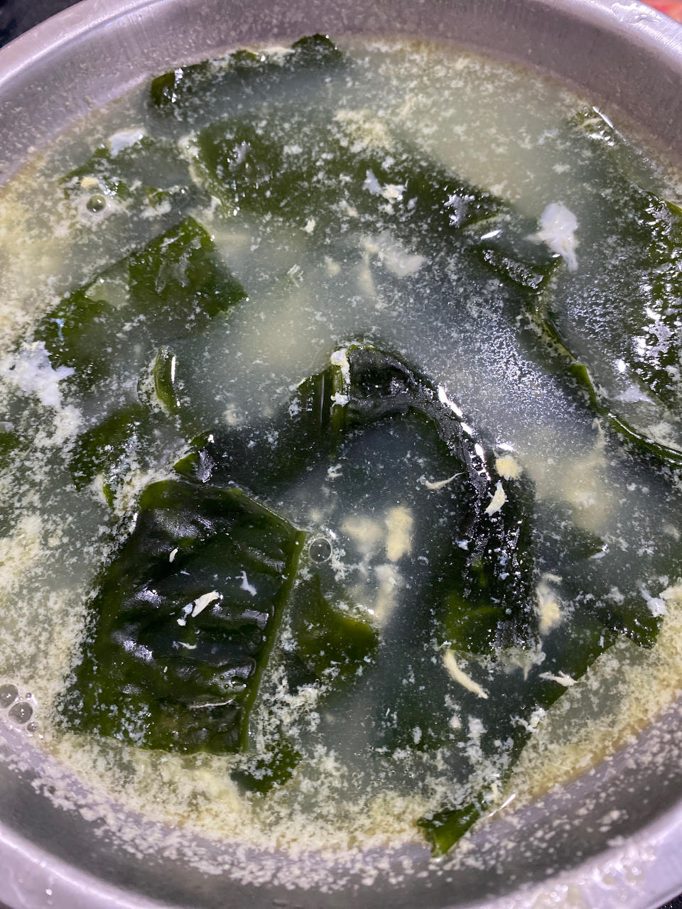 裙带菜蛋花汤