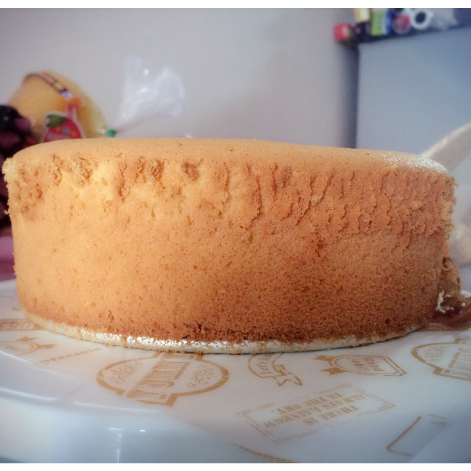 奶油蛋糕的戚风蛋糕坯（更新空气炸锅做法）