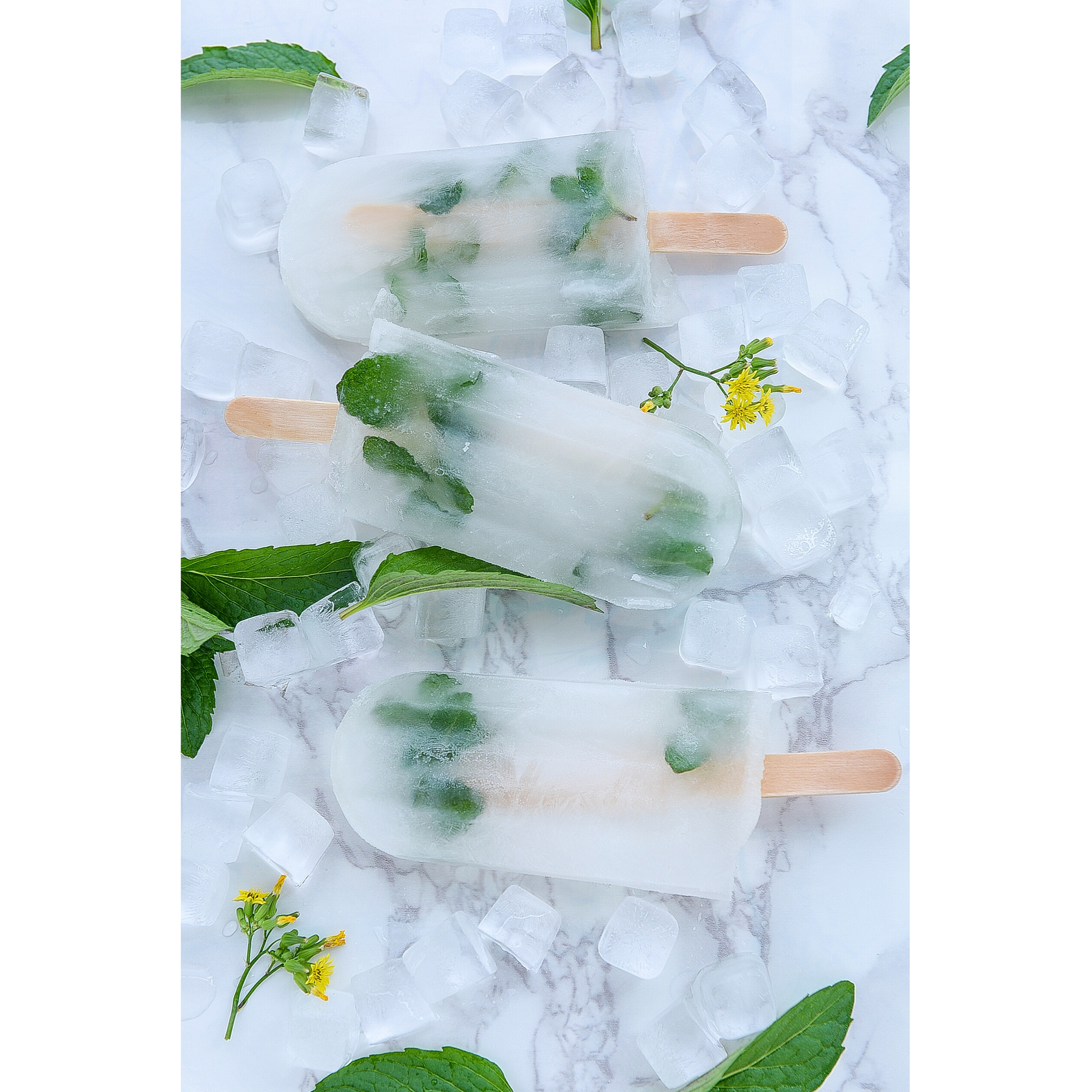 chocolate黑公主做的蜂蜜薄荷棒冰