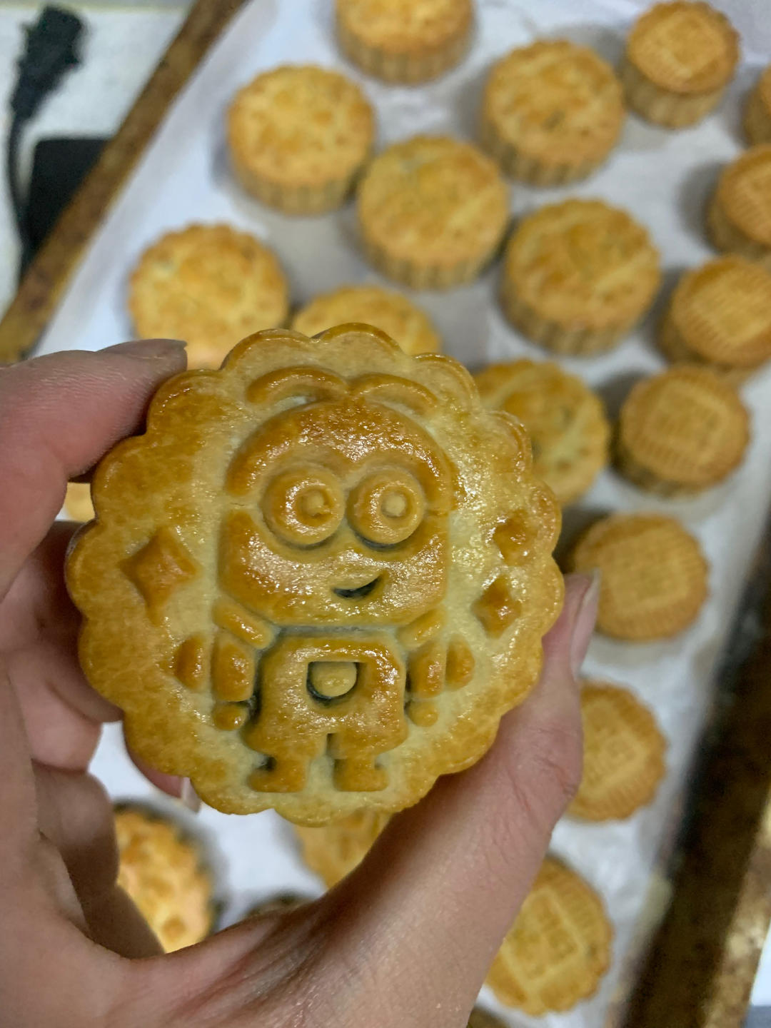 椰蓉蔓越莓月饼（不含糯米粉、淀粉）