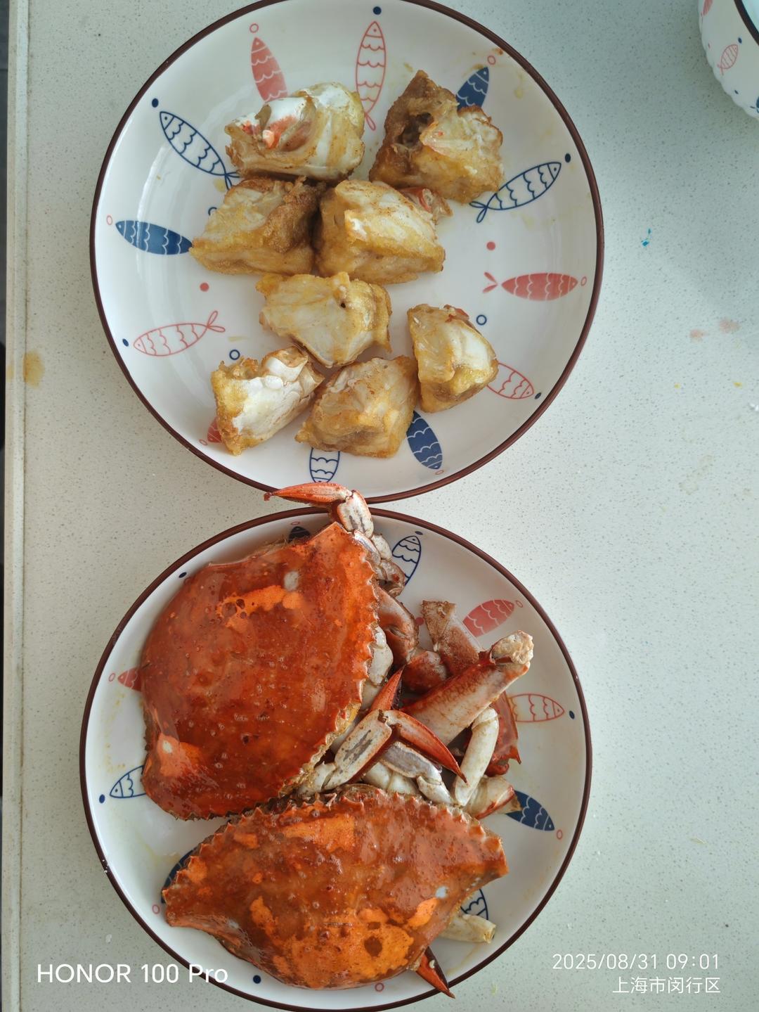 葱姜炒梭子蟹（very easy）