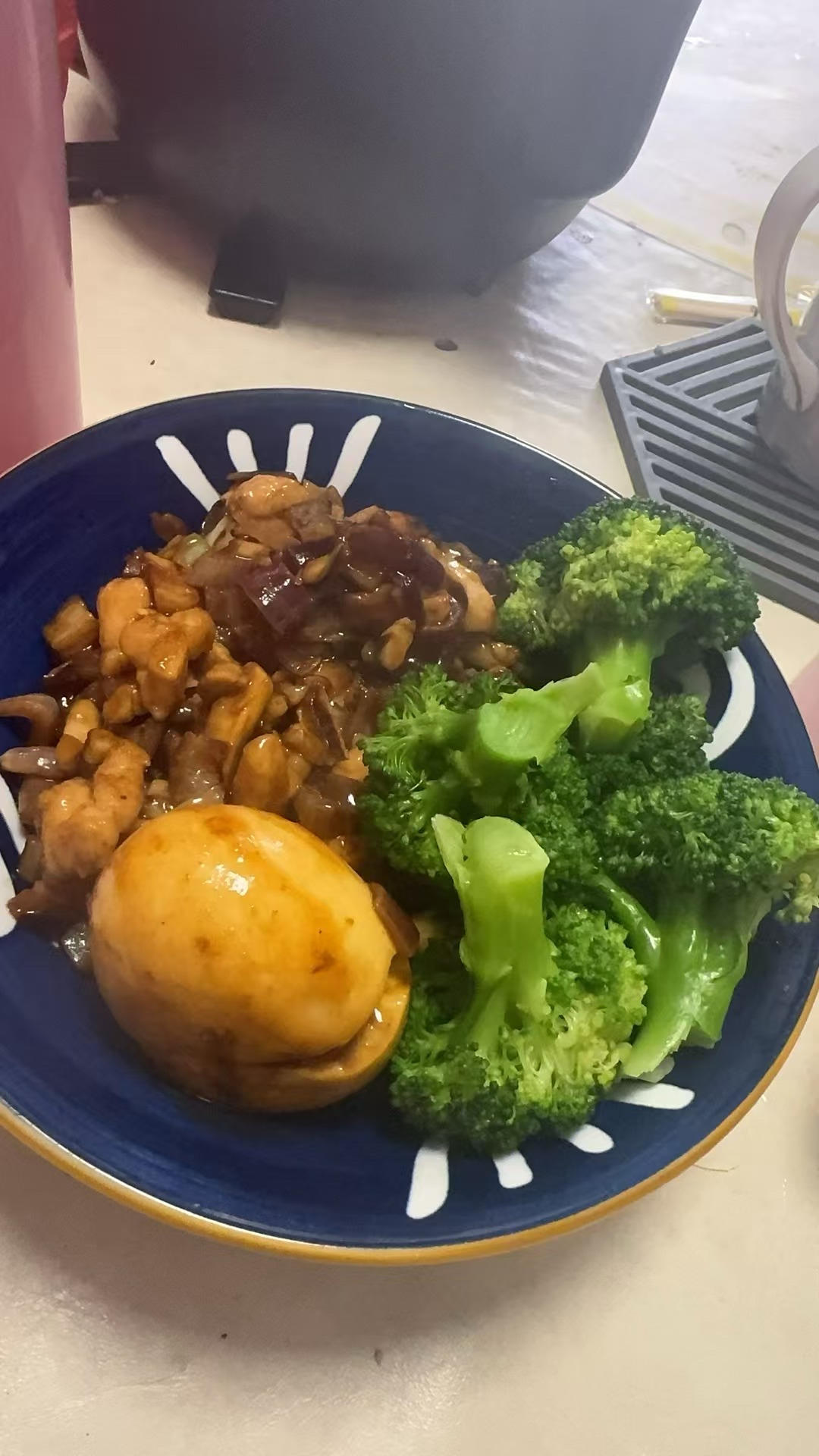 低卡鸡肉卤肉饭