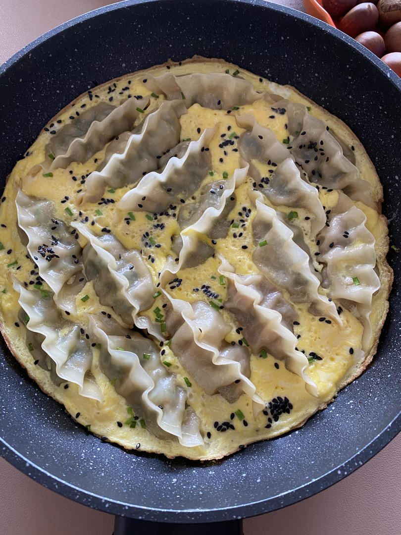 懒人快手抱蛋煎饺
