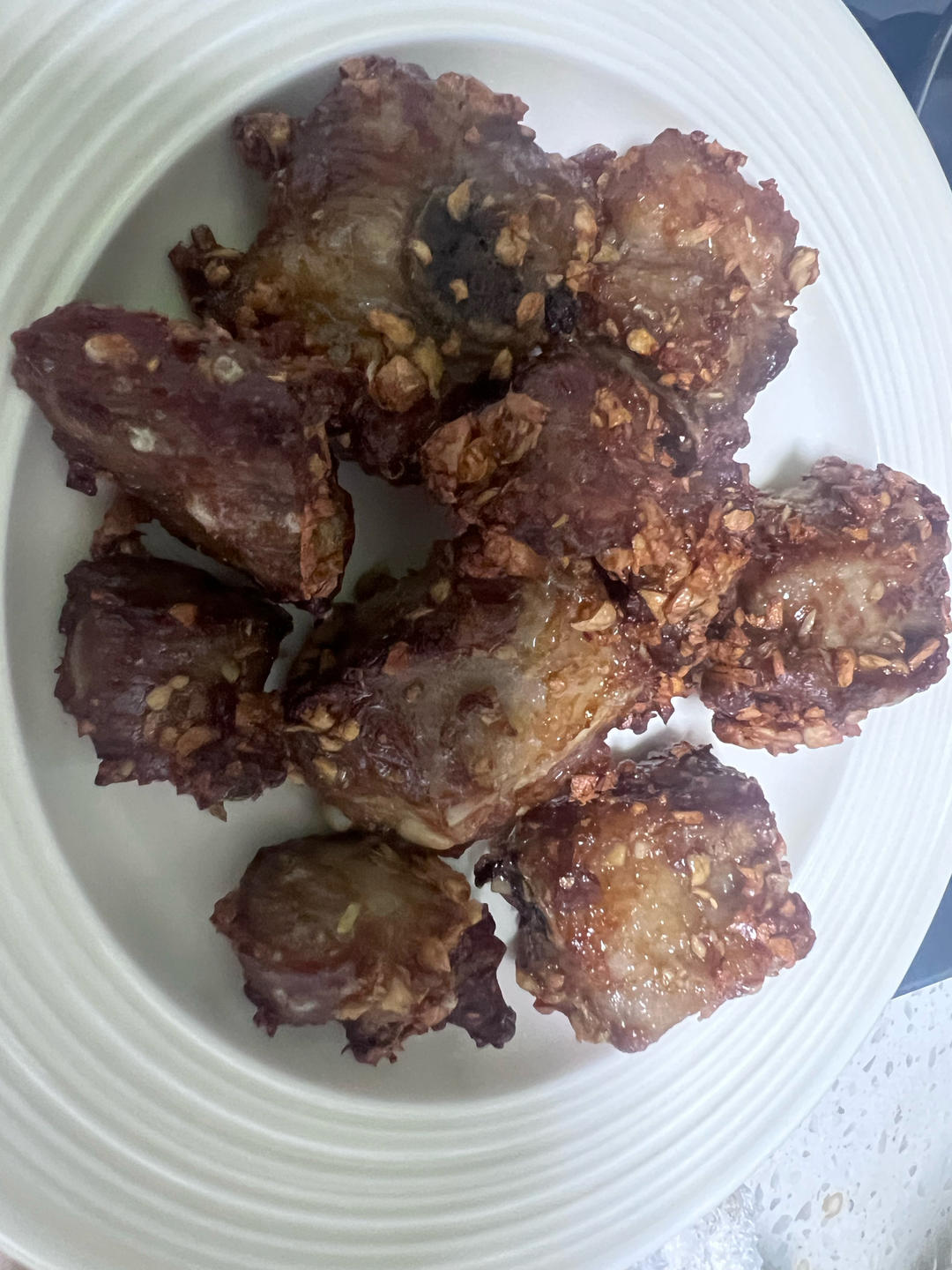 空气炸锅蒜香排骨，巨香巨好吃，简单易操作