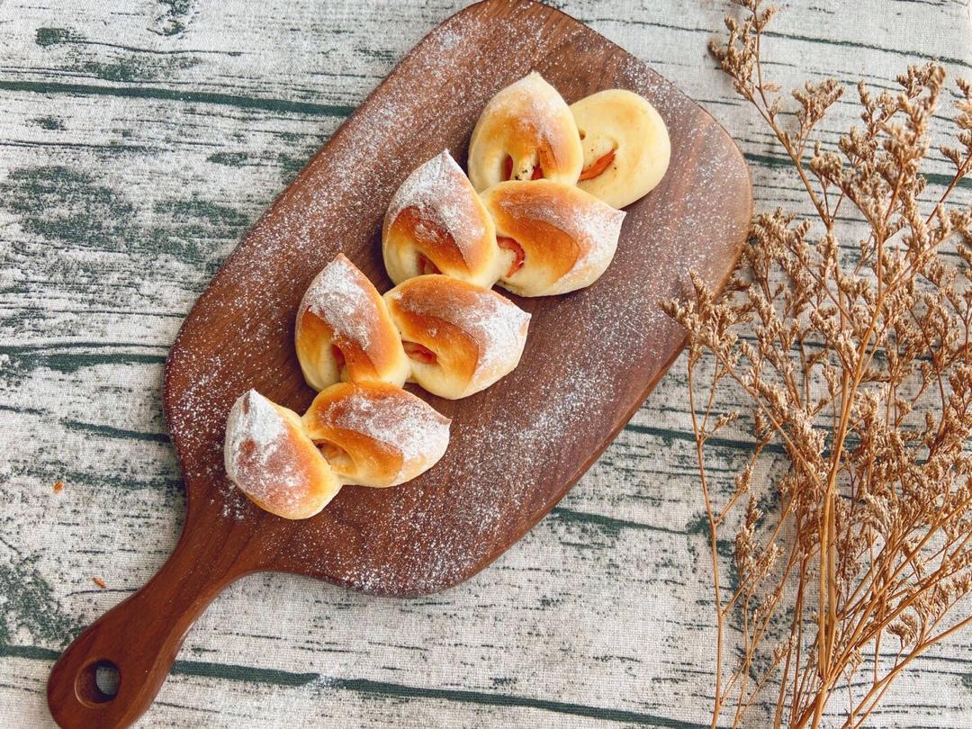 蓝莓山药1做的肉控者福利麦穗面包