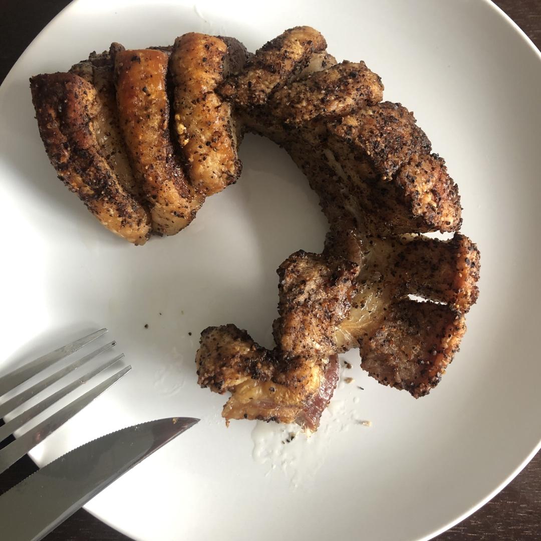 挪威邻居亲授-脆皮烤肉 烤猪五花肉（Ribbe)