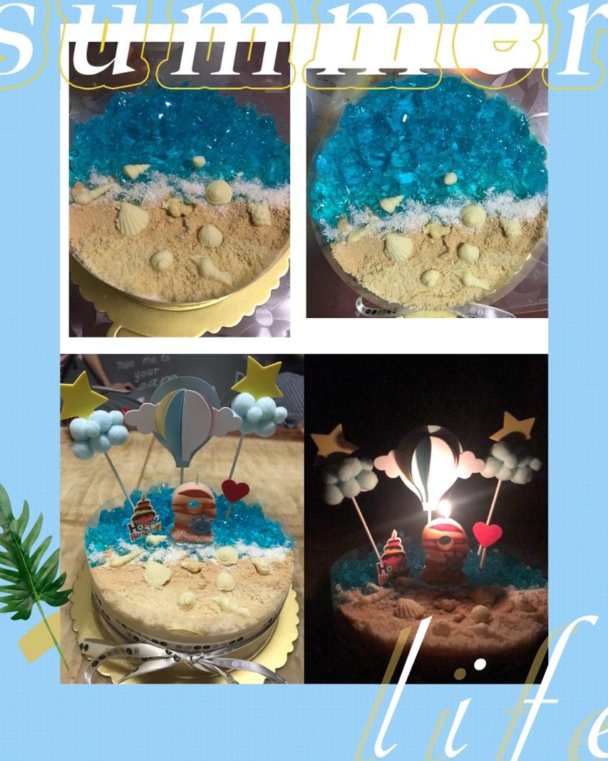 海洋酸奶慕斯蛋糕