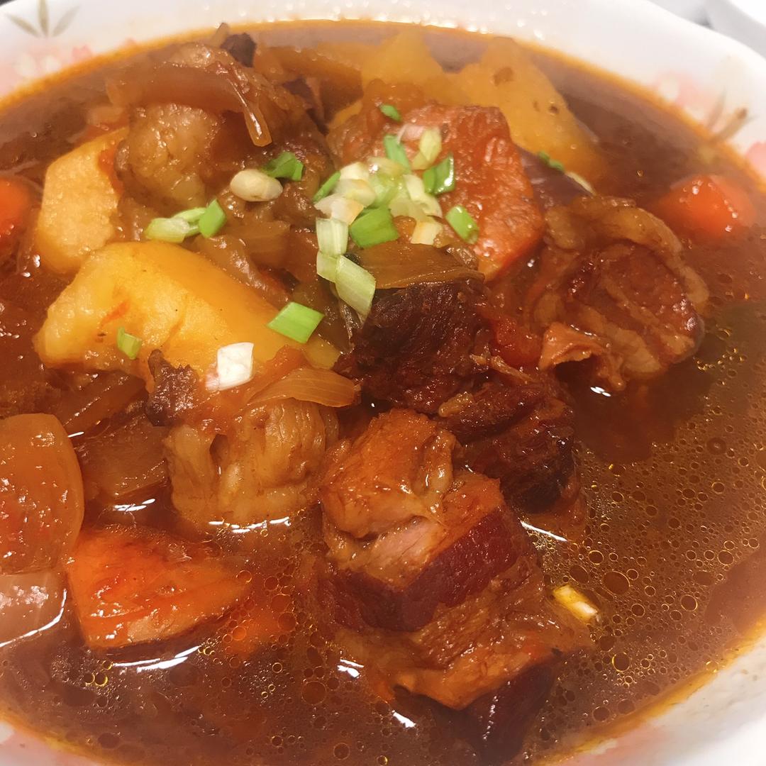 番茄土豆炖牛腩