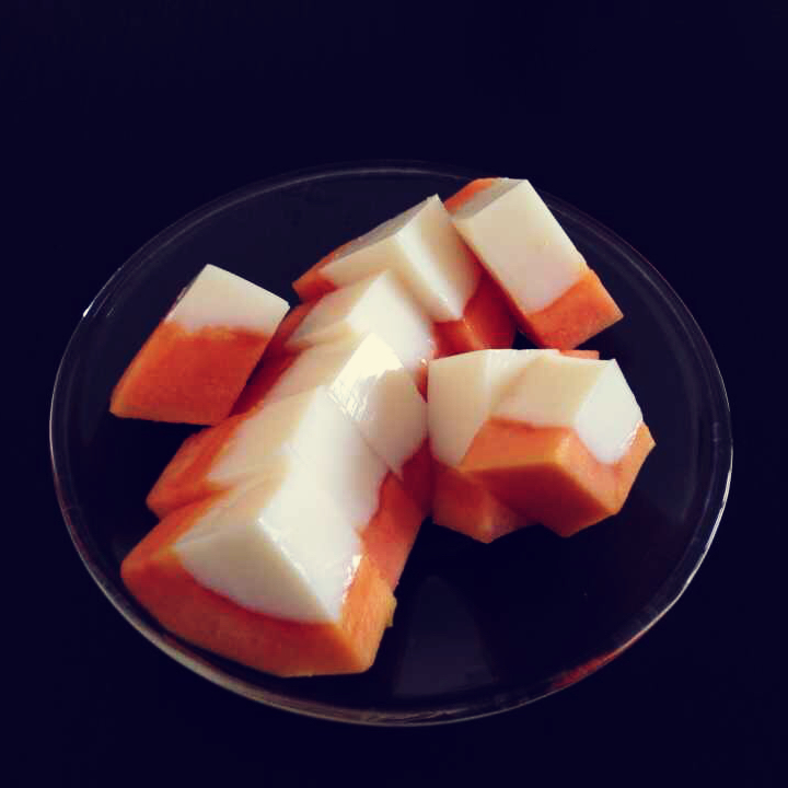 木瓜鲜奶冻
