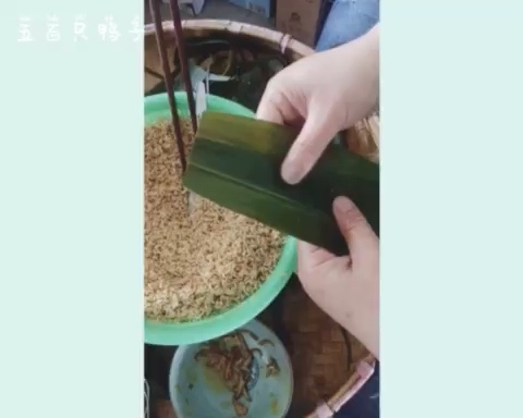 简单包粽子手法（附最节能煮粽子方法）的做法