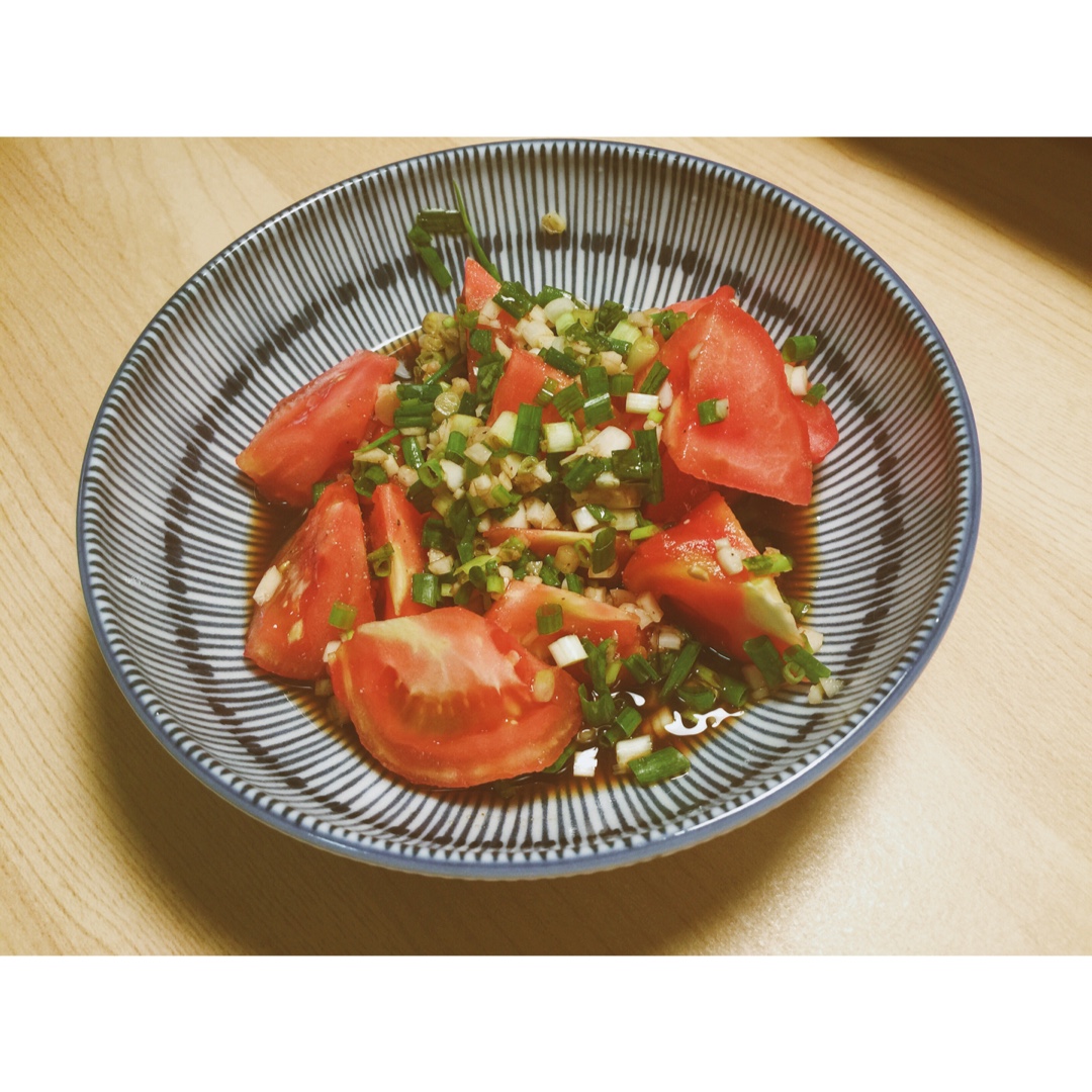 《昨日的美食》之韩国风味番茄沙拉