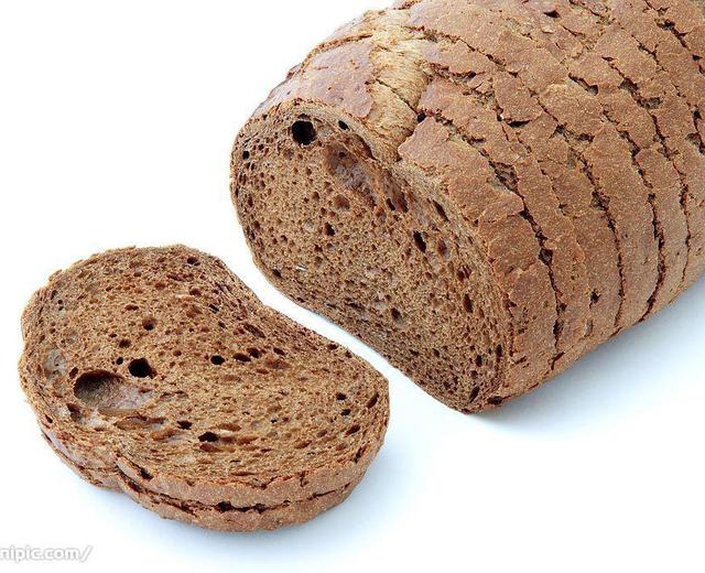 慢碳高纤纯全麦面包～（无油无糖无蛋无奶）的做法