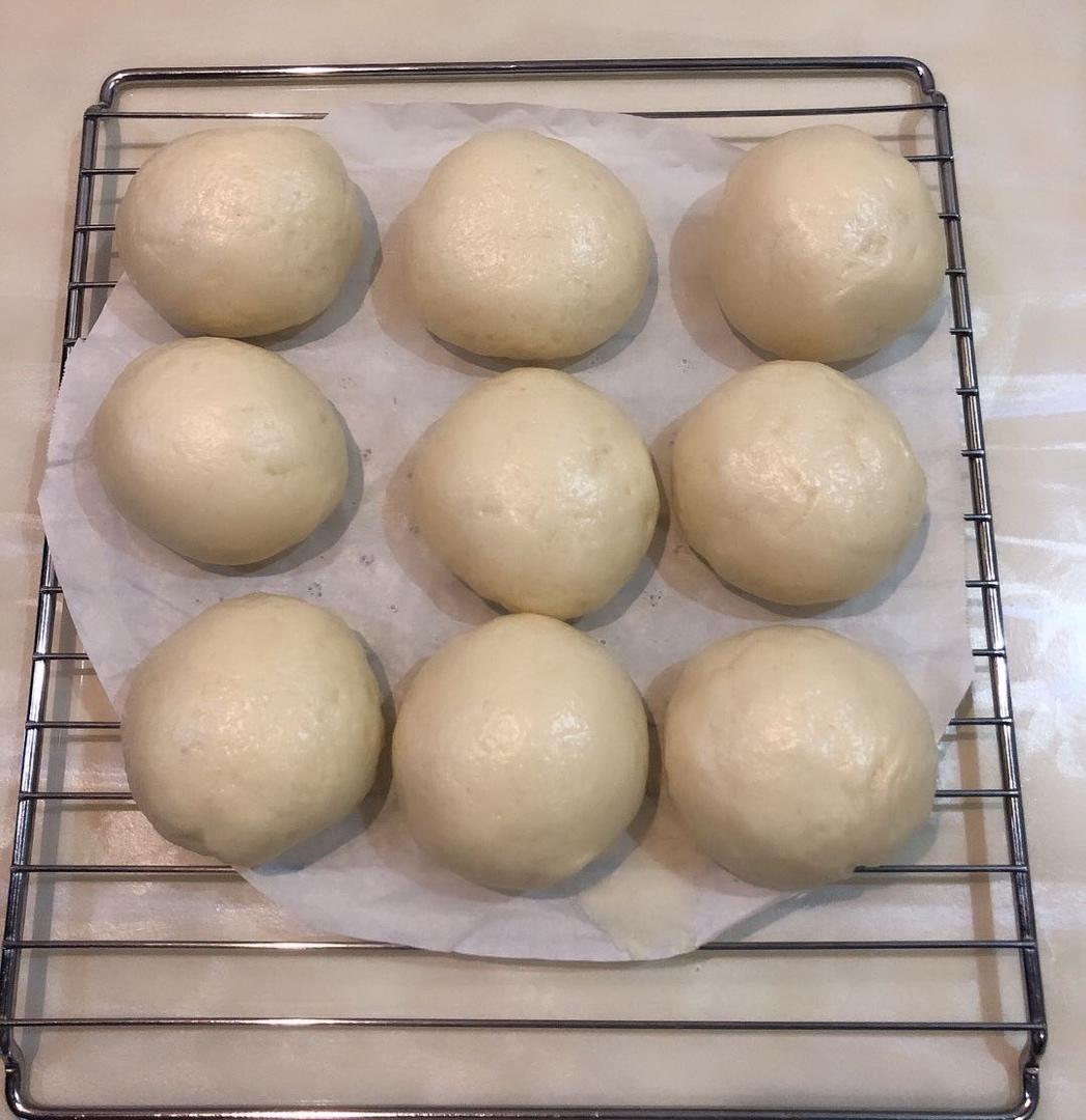 中种法做牛奶蜜豆馒头