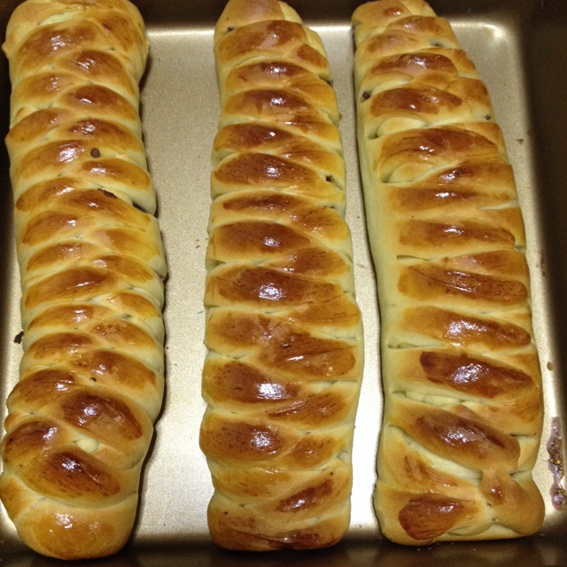 淡奶油豆沙面包