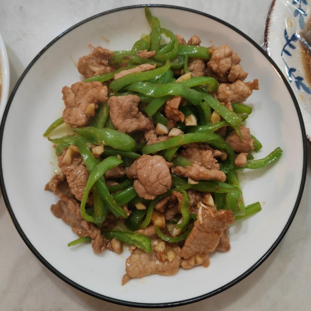 青椒炒肉丝