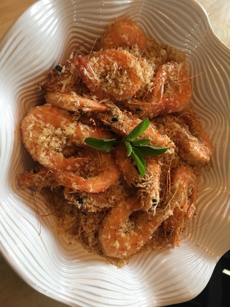 避风塘炒虾