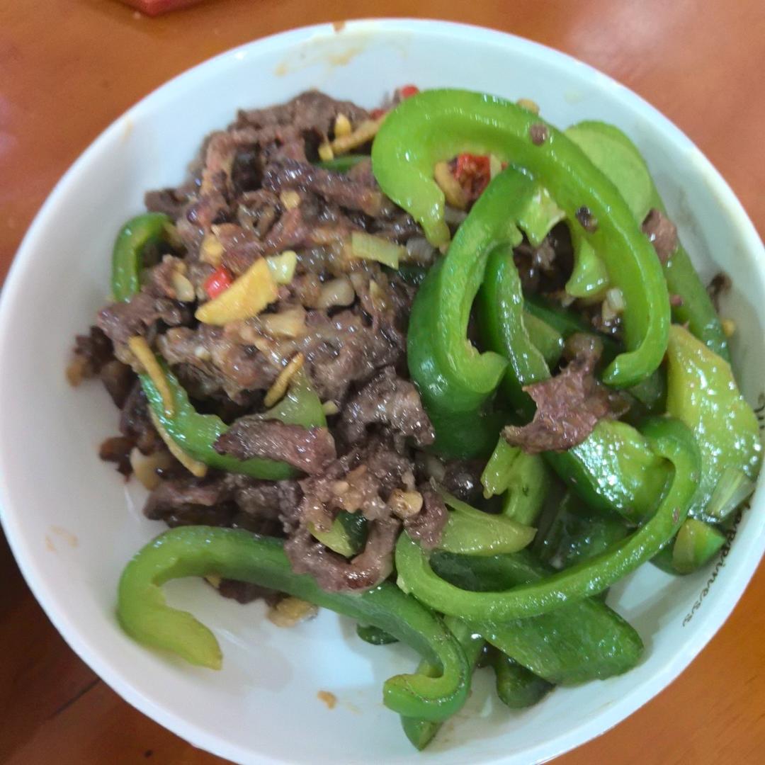青椒炒牛肉