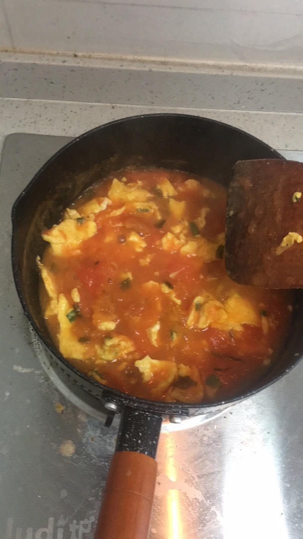 恨不得抱着锅舔的番茄鸡蛋面