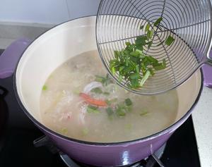 鲍鱼海鲜明虾粥的做法 步骤13