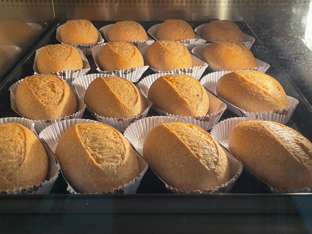 口感非常好的50%全麦主食餐包