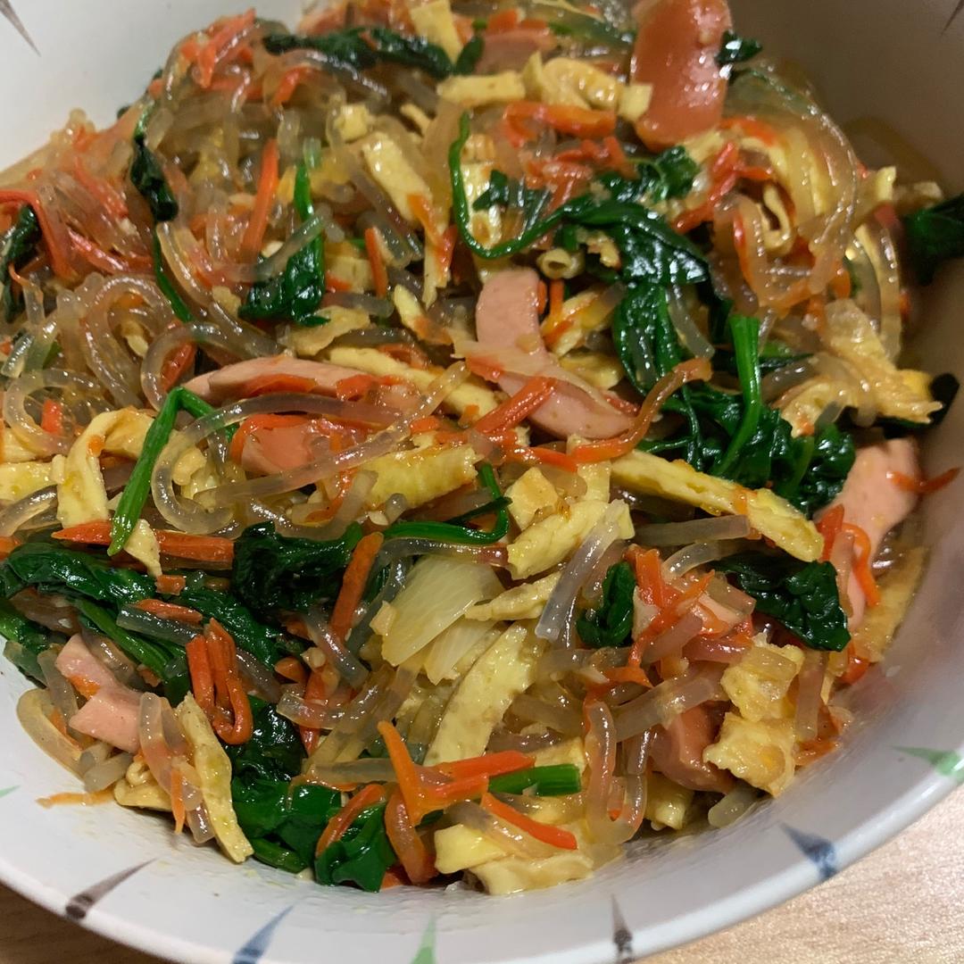 堂妈小厨——简易韩式炒杂菜