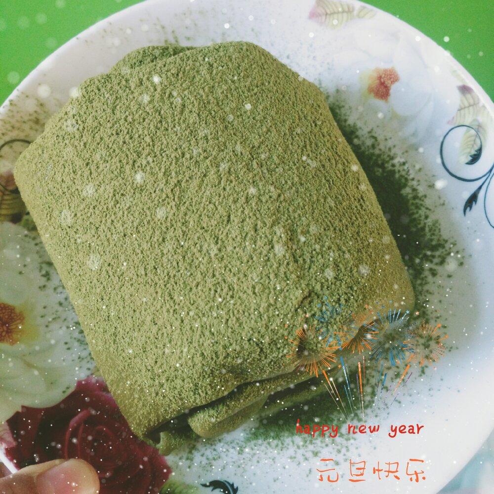 网红食谱│抹茶毛巾卷