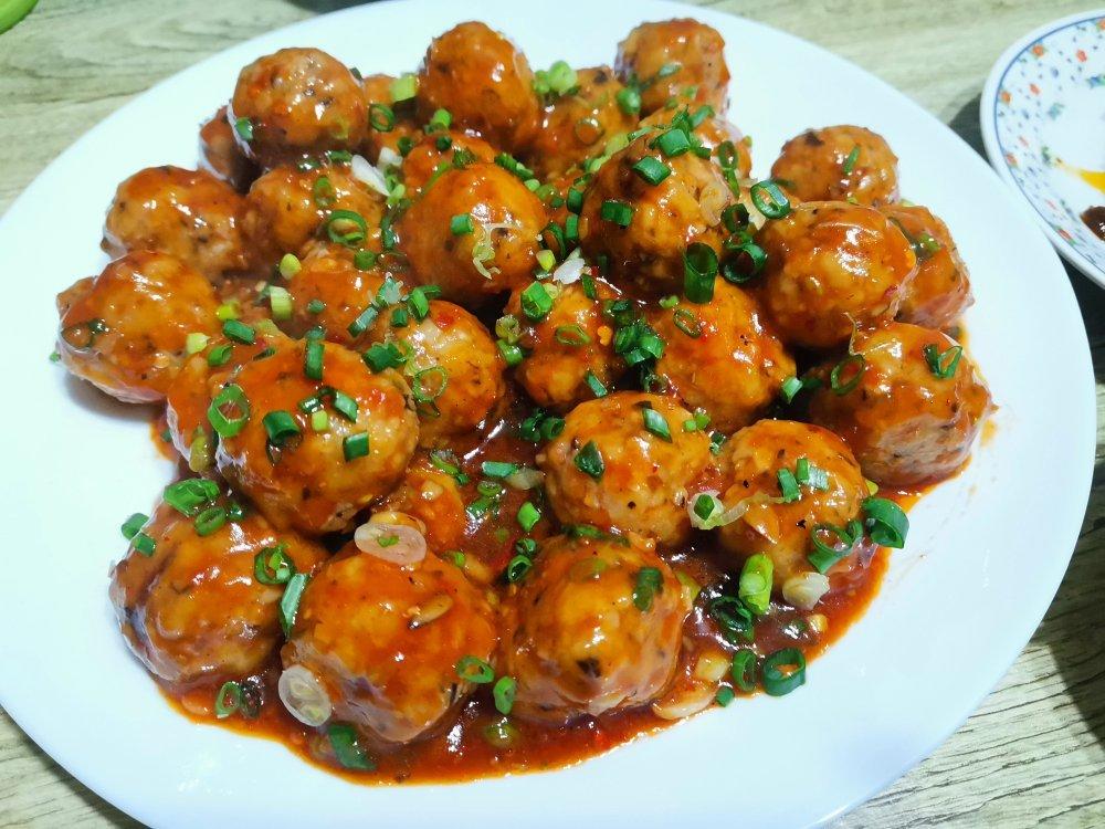 非油炸纯素糖醋藕丸（肉感！）