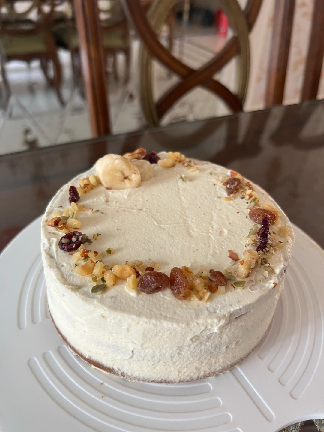 《Tinrry+》香蕉巧克力戚风裸蛋糕（6寸）~浓郁巧克力，香甜软糯的香蕉果肉~