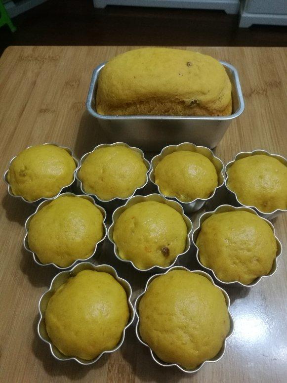 料超多的红枣蔓越莓南瓜发糕