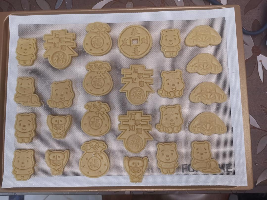 卡通黄油饼干