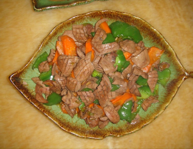 爆炒腰花