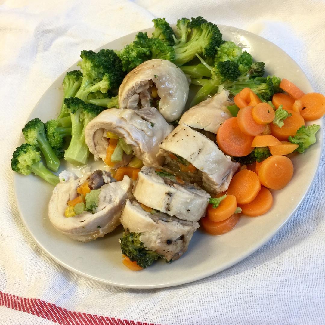 蔬菜鸡腿卷