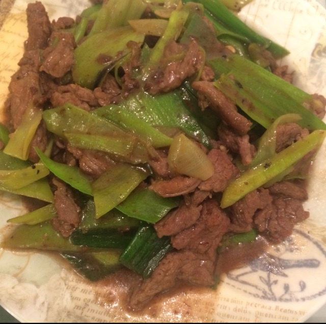 葱爆牛肉