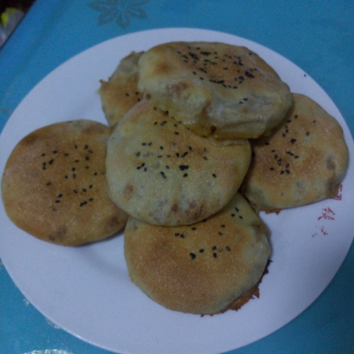 传统山东肉烧饼