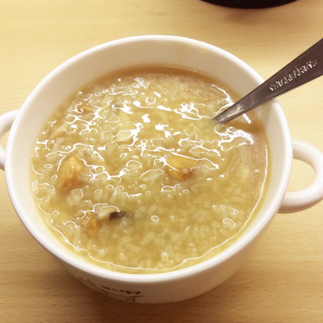 香菇滑鸡粥