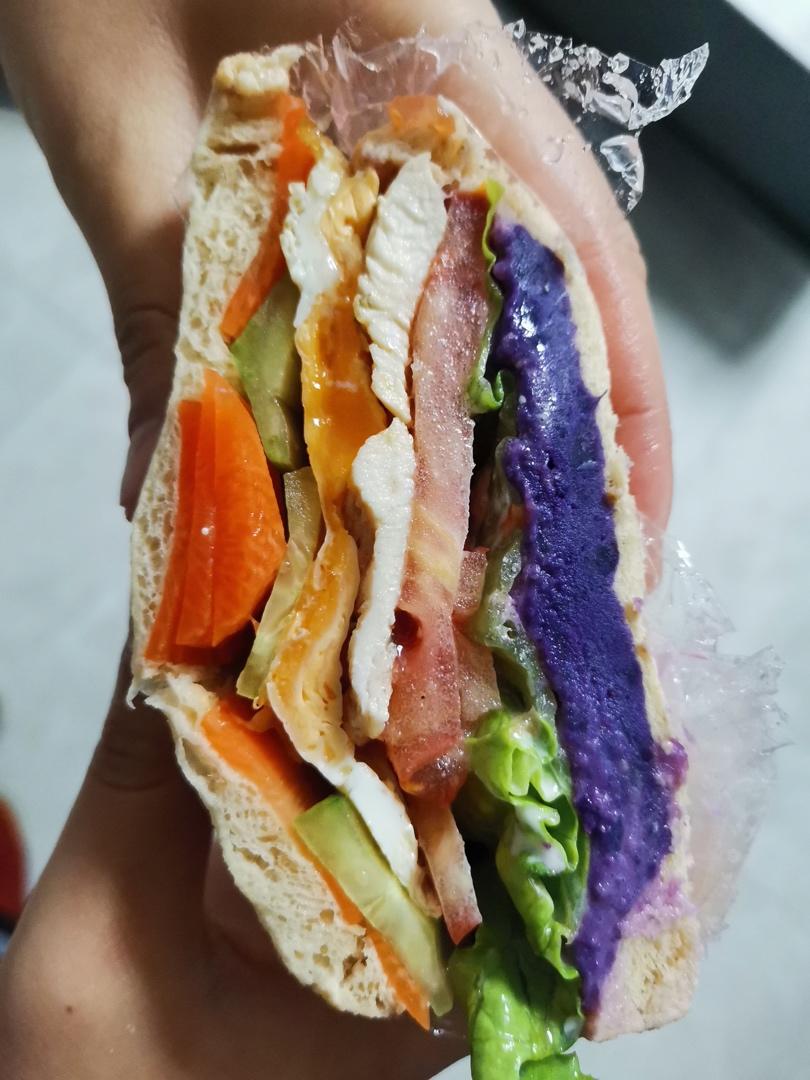 高颜值的网红营养三明治