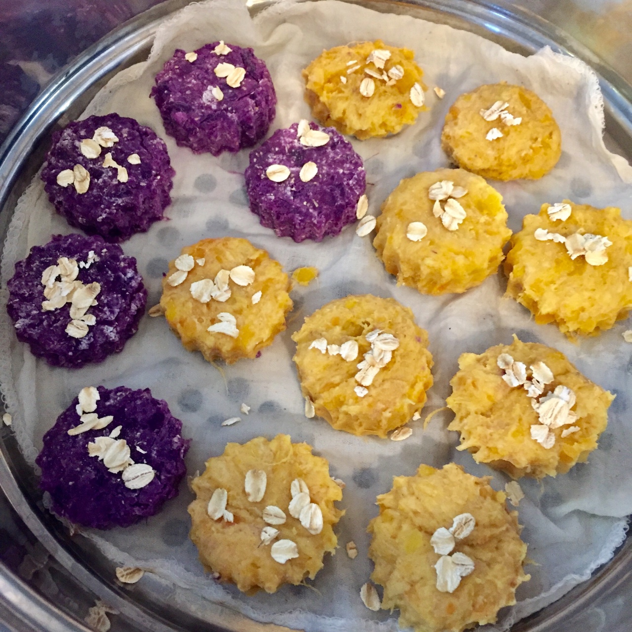 全麦紫薯饼（减脂碳水低GI）糯米口感