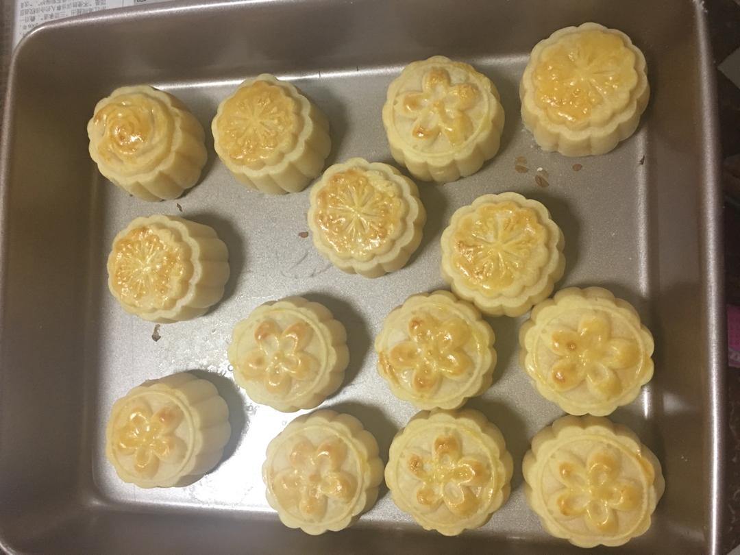 流心奶黄月饼（无吉士粉/转化糖浆版本）【曼食慢语】