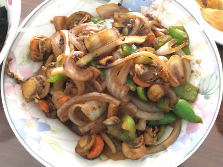 家常小炒扇贝肉