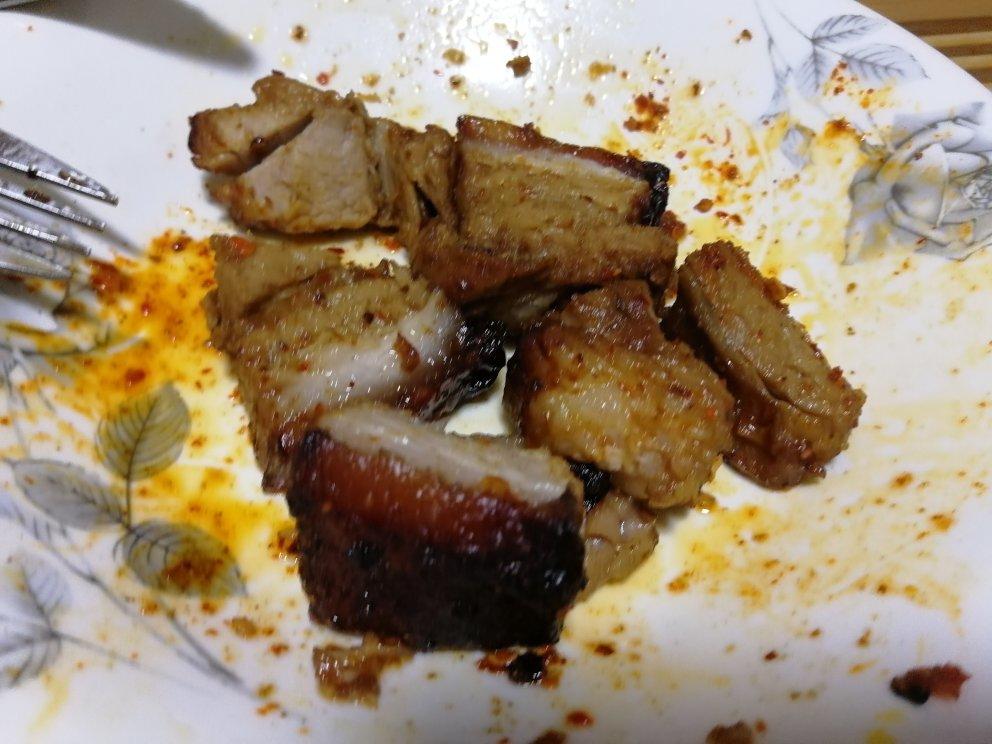 一次成功的脆皮五花肉