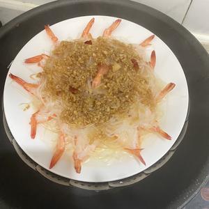 蒜蓉粉丝虾的做法 步骤11