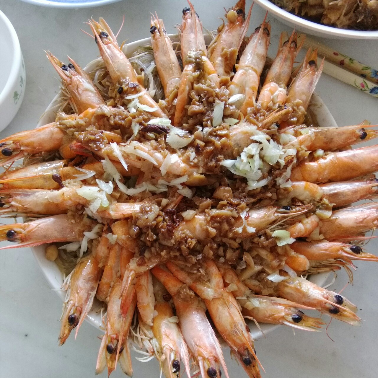 蒜蓉粉丝蒸虾