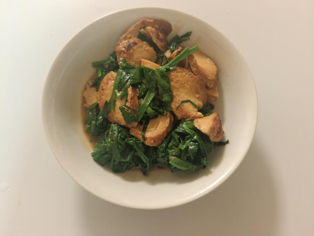 豆腐炒韭菜