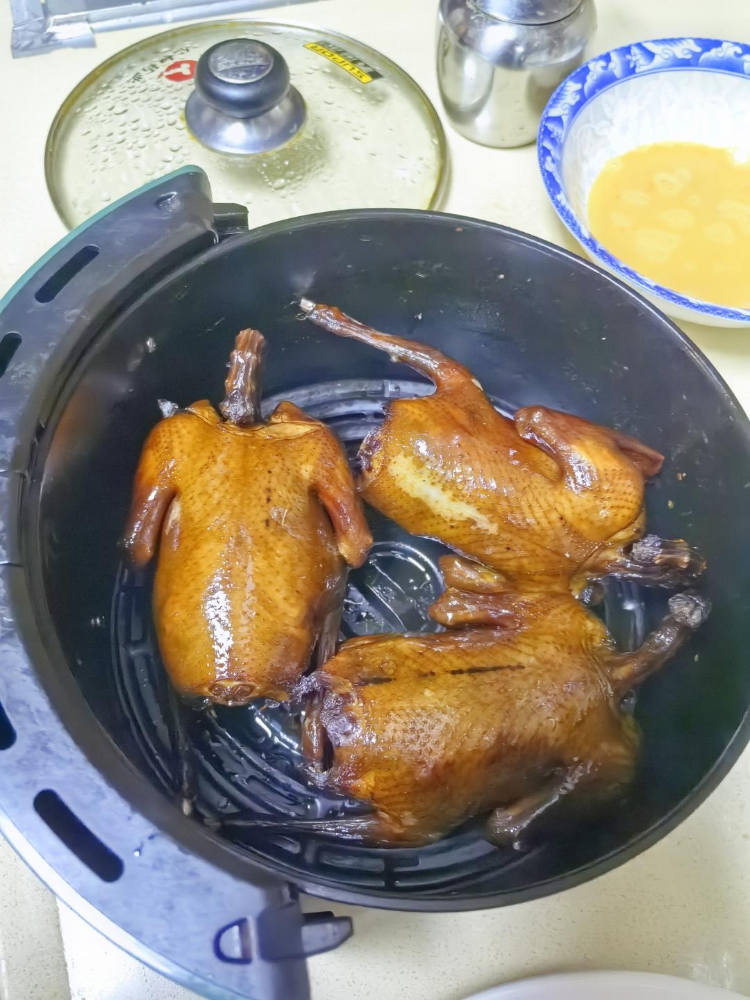 脆皮乳鸽（空气炸锅）