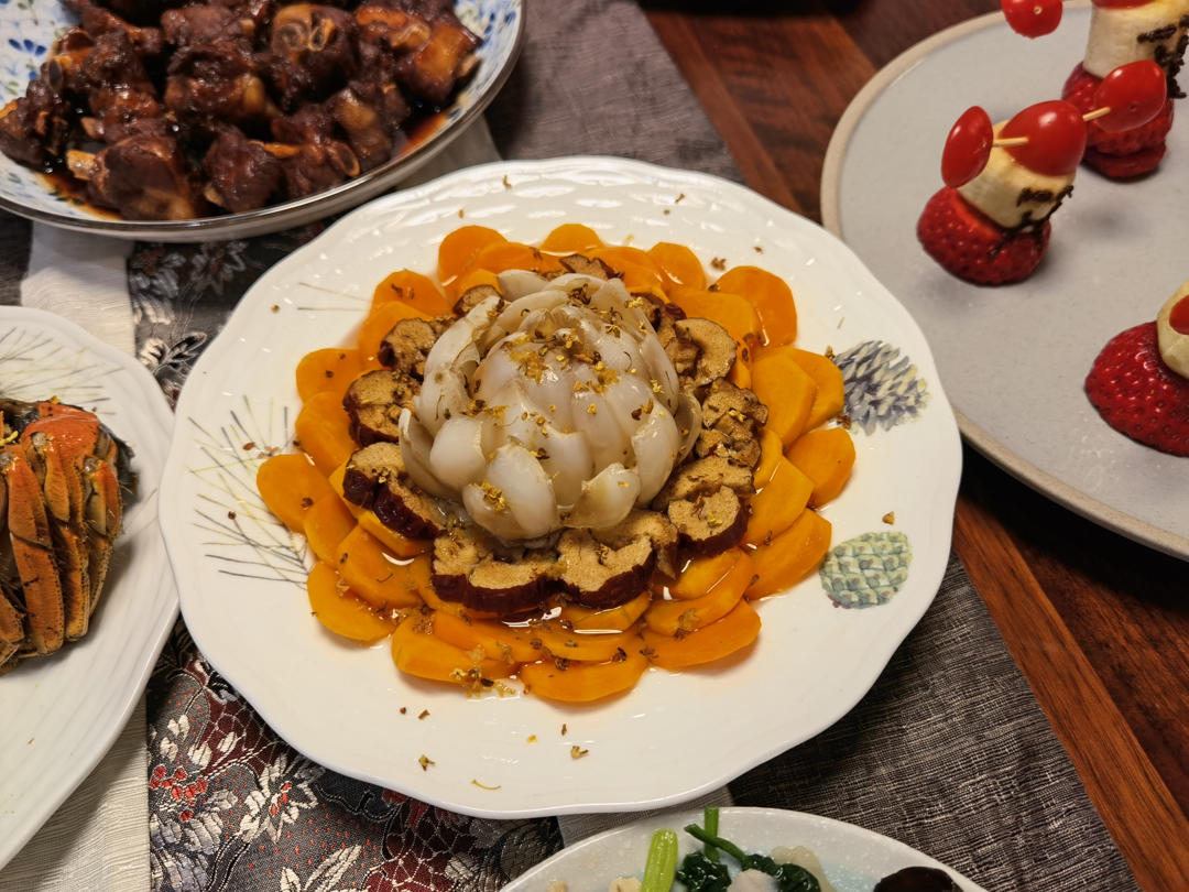 莲花颂/一道百合南瓜红枣山药谱写出的纯净素食