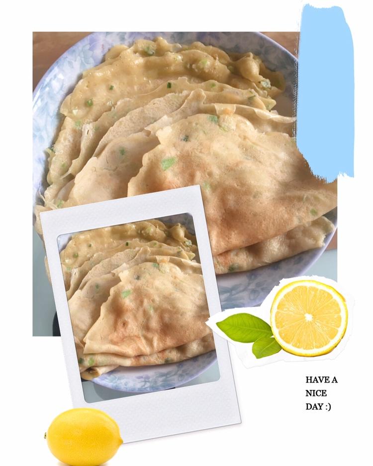 香葱鸡蛋饼