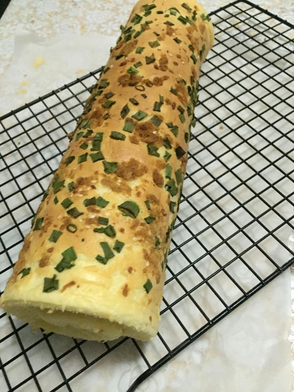 香葱肉松肥蛋糕卷～