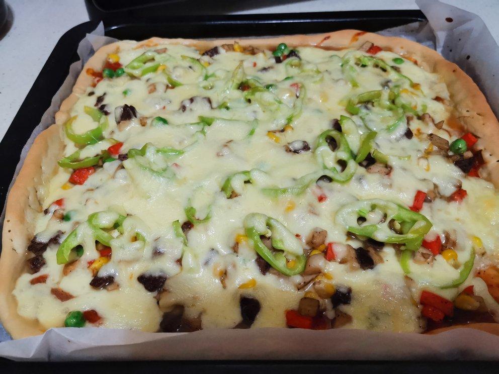 黑椒牛肉厚底披萨